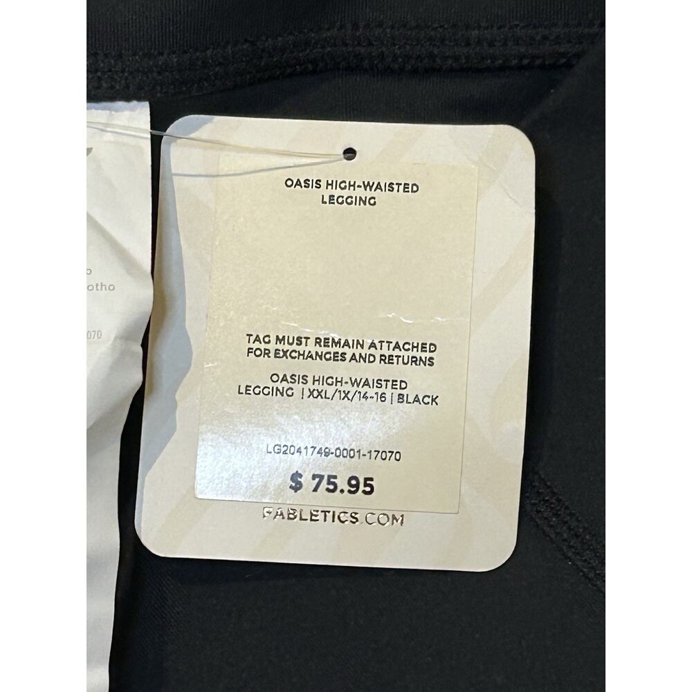 NWT Fabletics Pure Luxe Oasis High-Waisted Leggings size XXL - Picture 5 of 6